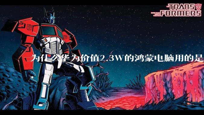 为什么华为价值2.3W的鸿蒙电脑用的是美国西数的中低固态硬盘？？